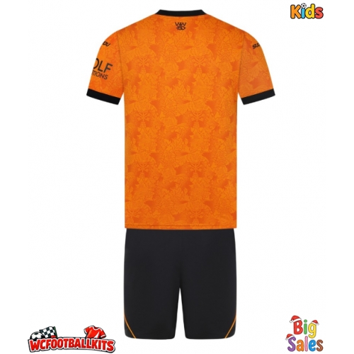 Wolves Replica Home Stadium Kit for Kids 2026-27 Short Sleeve (+ pants)